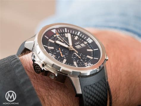 iwc aquatimer chronograph deployant|IWC aquatimer 2022 review.